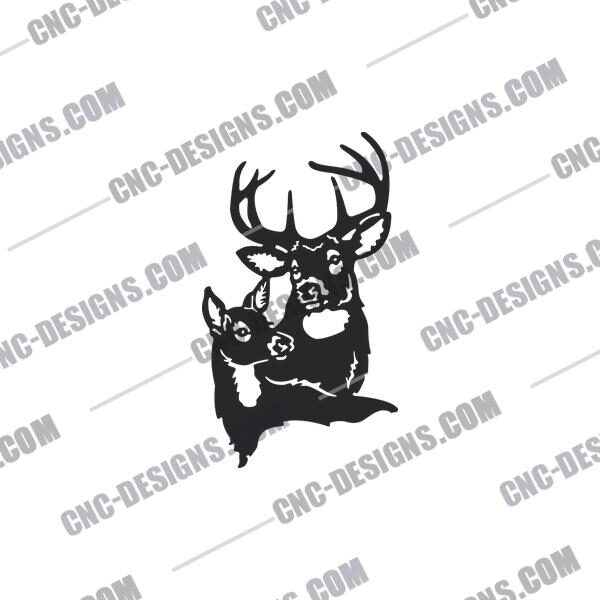 Deer DXF File Preview