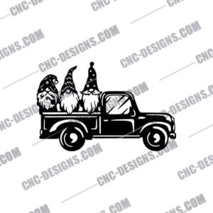 Christmas Gnomes DXF Files