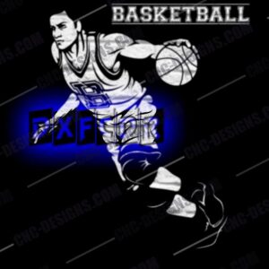 Basketball player DXF files