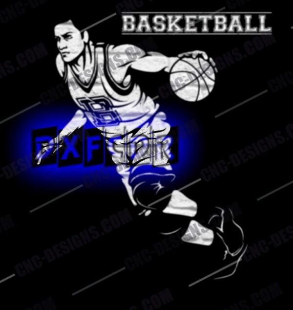 Basketball player DXF files