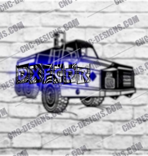 Dump Truck DXF File