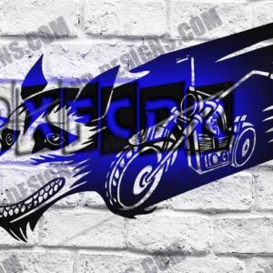 Motorbike Wolves DXF Files