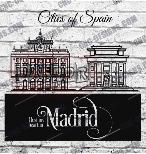 Madrid Landmarks DXF Files