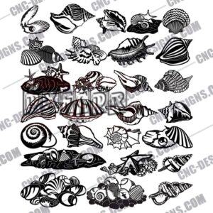 Seashell Crafts DXF File