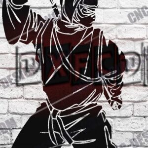 Ninja Fighter DXF Files
