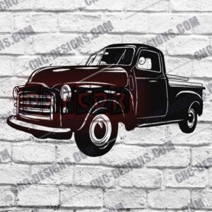"1949 Pickup Truck DXF File"