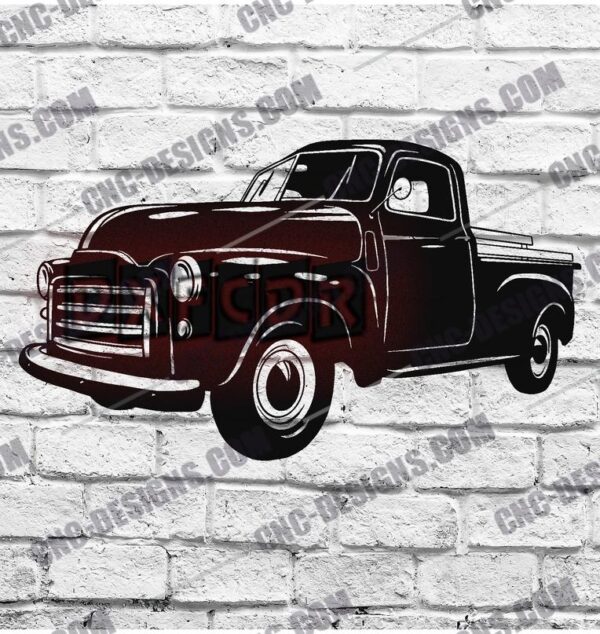 "1949 Pickup Truck DXF File"