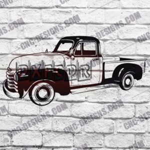 Vintage Pickup 1949 DXF Files