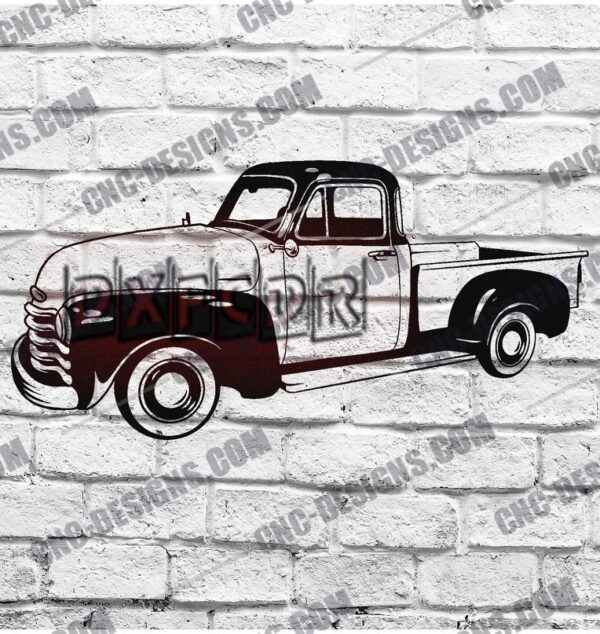 Vintage Pickup 1949 DXF Files