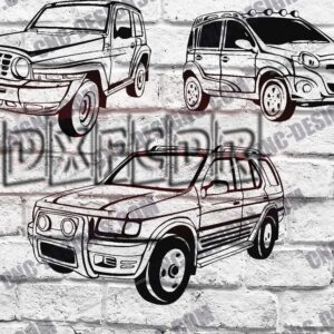 Off Road Car DXF Files