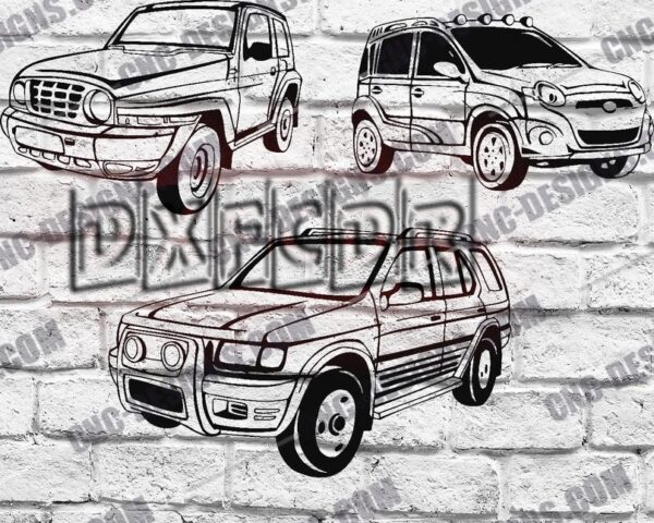 Off Road Car DXF Files