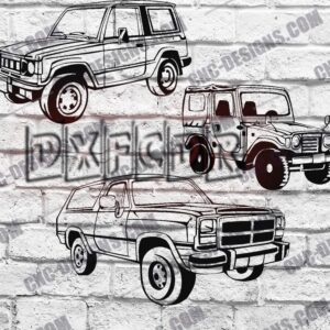 Off-Road CAR DXF Files