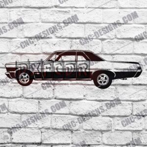 Old Classic Car DXF File