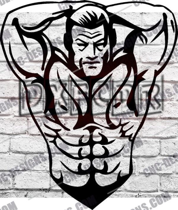 Bodybuilding and Powerlifting DXF Files