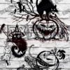 Halloween DXF Files - Spooky Designs