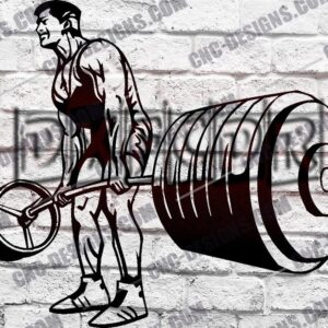 Bodybuilding and Powerlifting DXF Designs