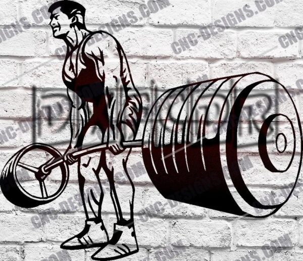 Bodybuilding and Powerlifting DXF Designs