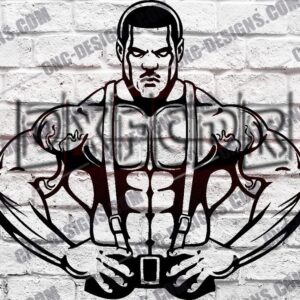 Bodybuilding and Powerlifting DXF Designs