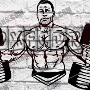 Bodybuilding and Powerlifting DXF Designs