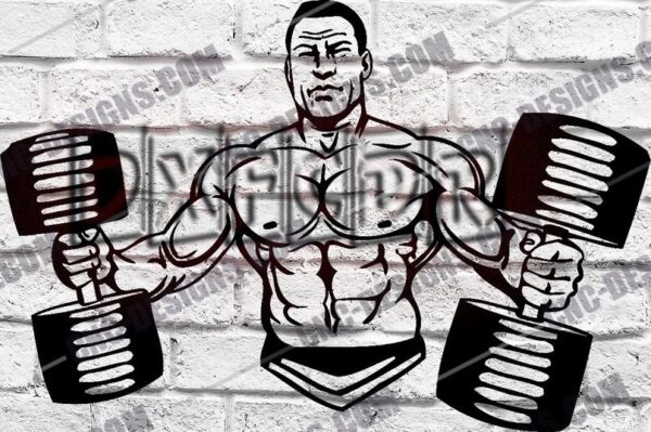 Bodybuilding and Powerlifting DXF Designs