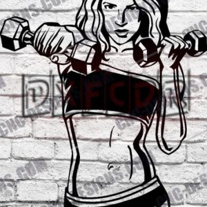 Women's Fitness DXF Files