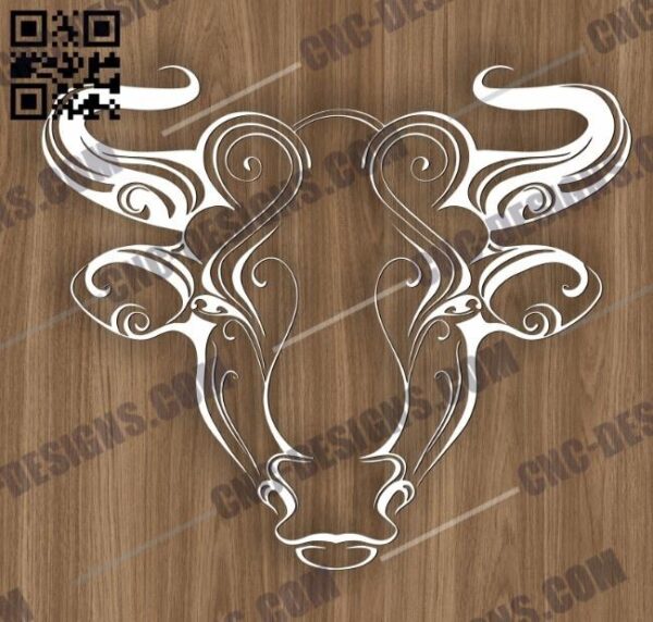 "Taurus Zodiac Sign DXF File"