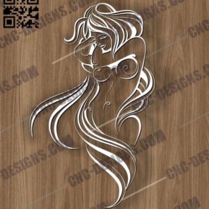 "Virgo Zodiac Sign DXF File"