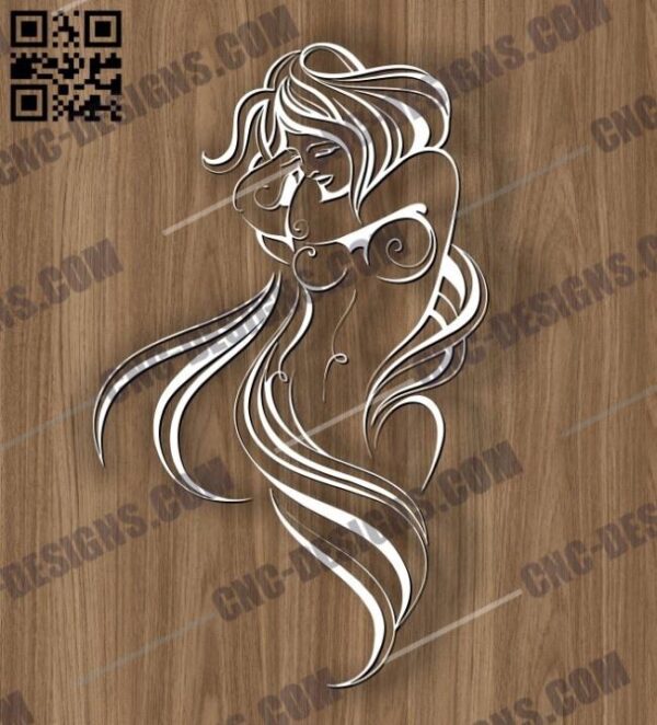 "Virgo Zodiac Sign DXF File"