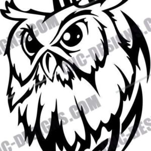 "Enchanting Owl DXF Files"