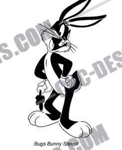 "Bugs Bunny Cartoon DXF File"