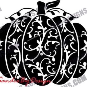 Flower Pumpkin DXF File