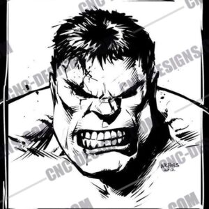 "Incredible Hulk DXF File"