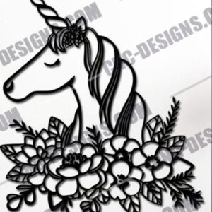 "Magical Unicorn DXF File"