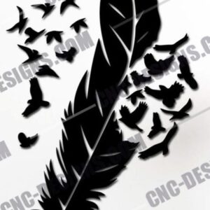 Feather DXF Designs