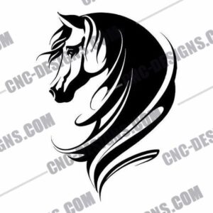 Horse DXF Files for CNC Machines