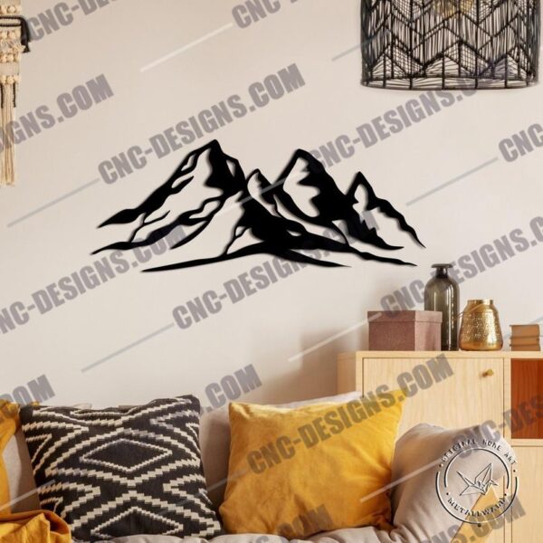 Mountain Scenes DXF Files