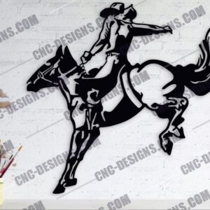 Rodeo Tree Metal Wall Art