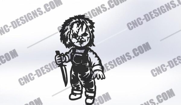 Chucky Halloween CNC Files