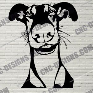 "Adorable Dog DXF Files"