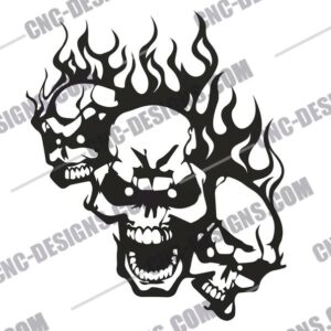 "Breath of Death Halloween DXF File"