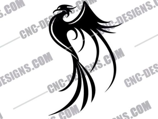 "Majestic Phoenix DXF File"