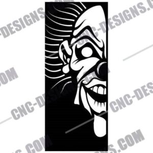 "Spooky Clown DXF File"