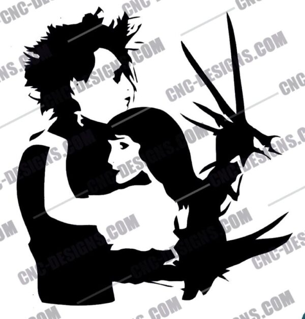 Edward Scissor Hands DXF Files