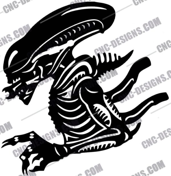 Alien DXF Files Collection