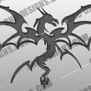 Mystical Dragon DXF File