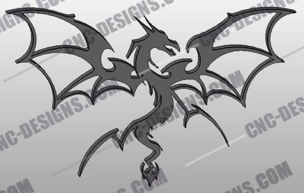 Mystical Dragon DXF File