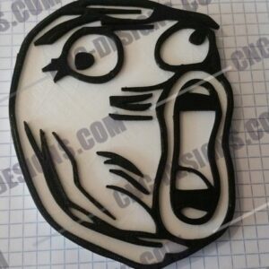 "Funny Meme Faces DXF Files"