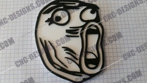 "Funny Meme Faces DXF Files"