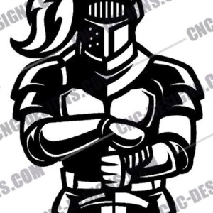 "Medieval Knight DXF Files"