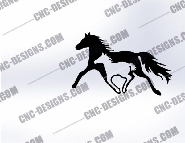 Horse DXF Files